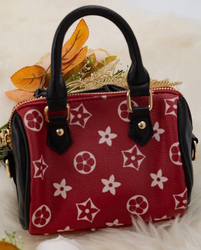 Girls Red/Black Purse