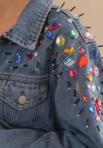 Rainbow Denim Jacket