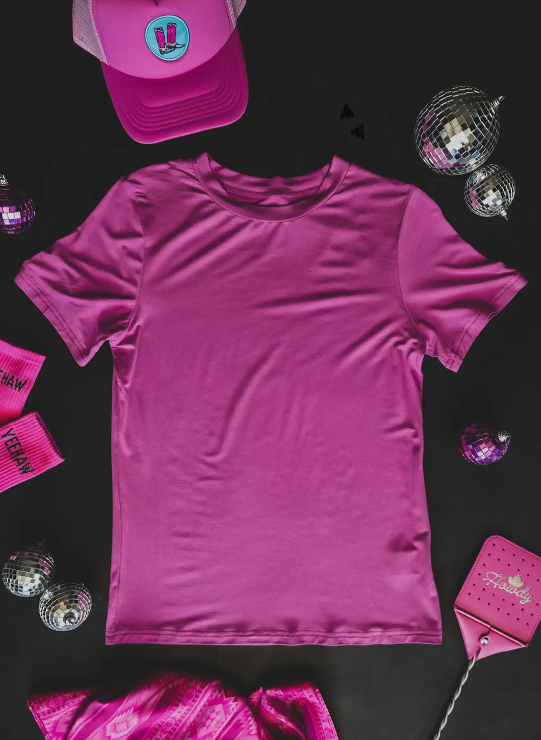 Pink Solid Top