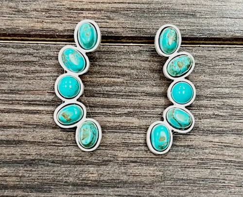 Turquoise Stud Earrings