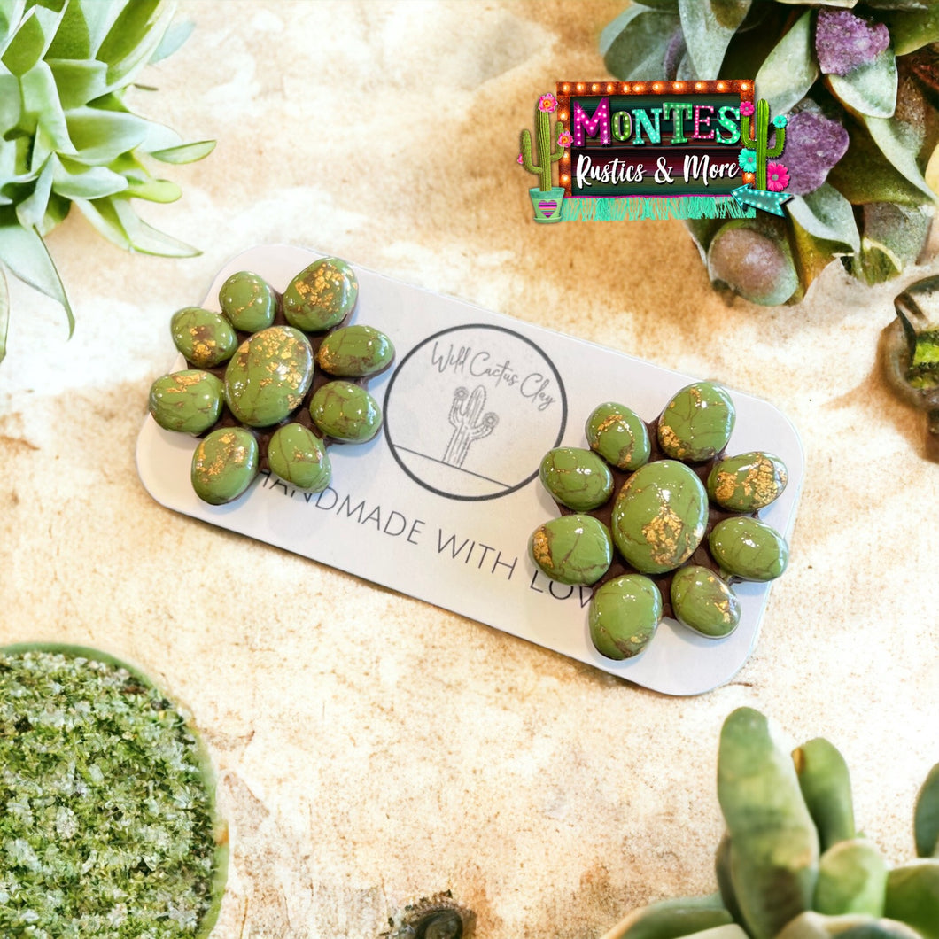 Wilder Olive Studs