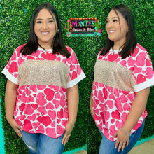 Load image into Gallery viewer, Sweetheart Sequin Top