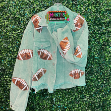 Load image into Gallery viewer, Vintage Green Football Jacket