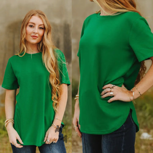 Green Basic Tee