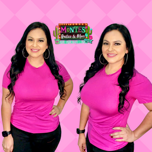 Pink Solid Top