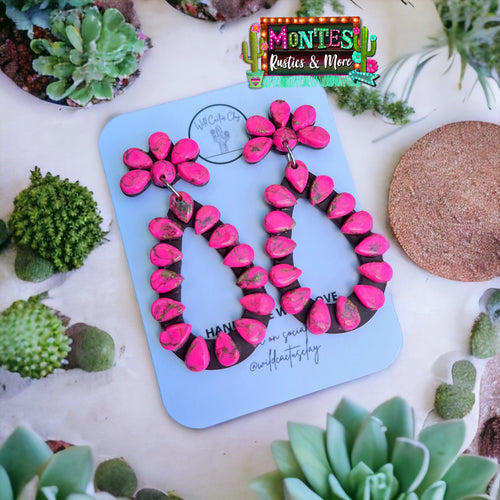 Pink Dangle Earrings