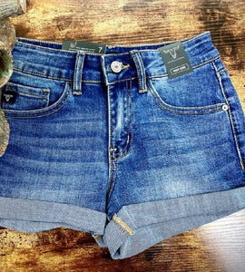 Girls High Rise Shorts