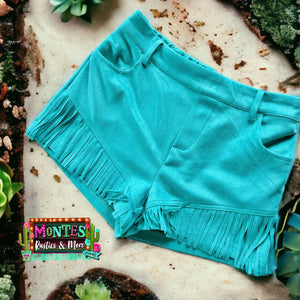 Nashville Babe Turquoise Shorts