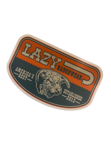 Lazy J Ranch Wear LJRWAB Sticker