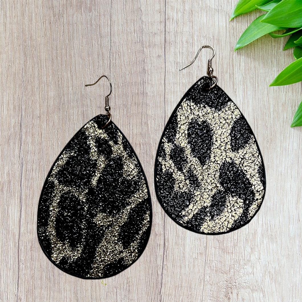 Wilson’ Leopard Teardrop Earrings