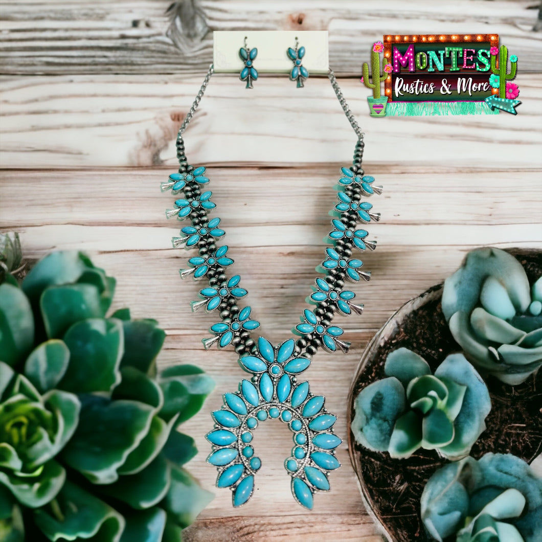 Squash Blossoms Necklace Set