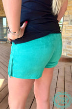 Load image into Gallery viewer, Nashville Babe Turquoise Shorts